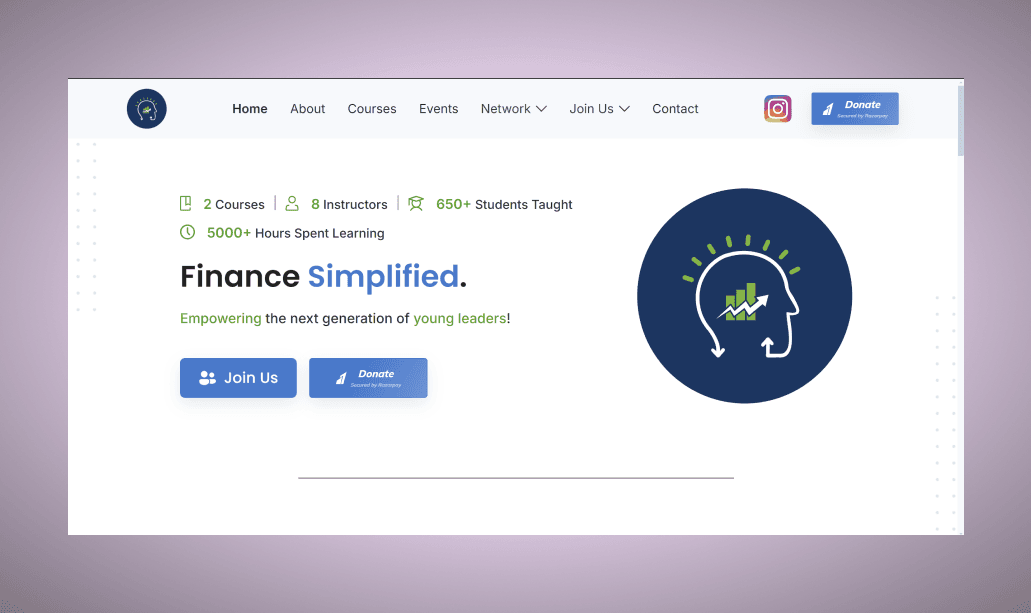 Youth Economic Society's Website